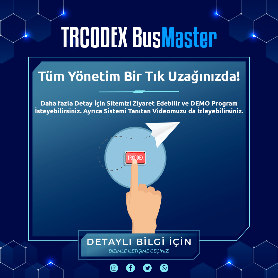 BusMaster - Otobüs Yönetimi (Turizm - Seyehat) Yazılım Sistemi - Görsel 7